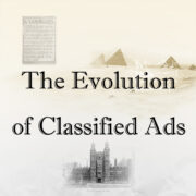 evolution of classified ads infographic